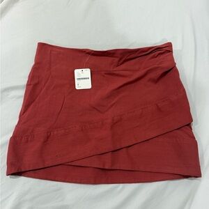 Free People Red Mini Skirt